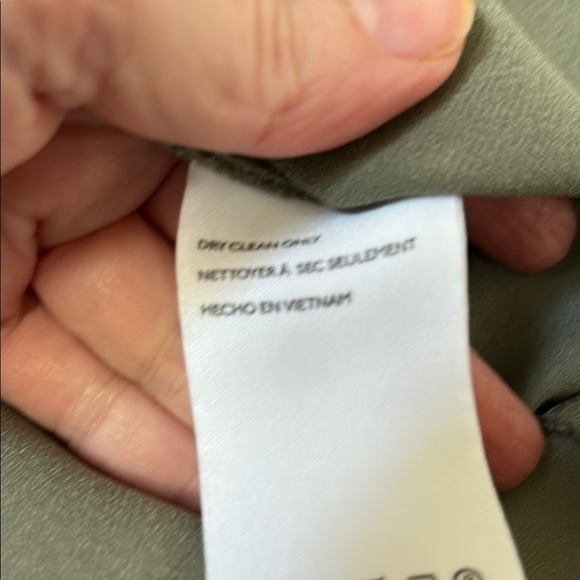 BHLDN Anthropologie Cali Satin Cowl Neck Midi Slip Dress Size 6 Moss Green - Picture 10 of 11